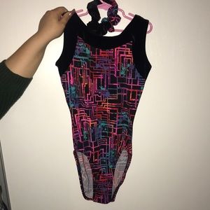 Gorgeous Gymnastics Leotard + Matching Scrunchie.